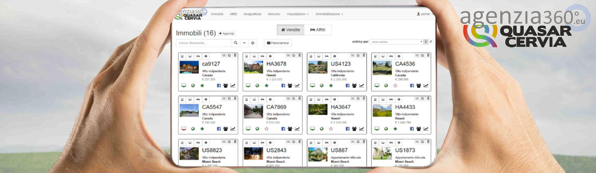 Agenzia 360 - Gestione agenzie Immobiliari - Quasar Cervia - Computer - Software - Internet